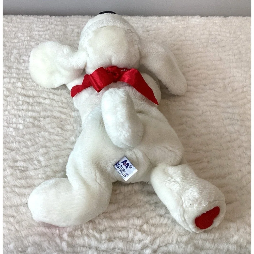 VTG Plush Dog Beagle Bassett Hound Puppy Dog Eyes Stuffed Animal Snuggly Laying